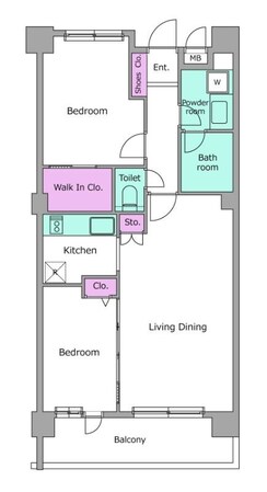 レジディア祐天寺の物件間取画像